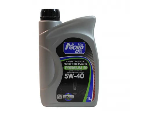 Моторное масло NORD OIL Premium М 5W-40 SM/CF 1л