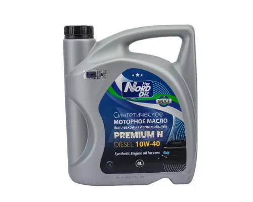 Моторное масло NORD OIL Premium N dizel 10W-40 SN/CF 4л Моторное масло NORD OIL Premium N dizel 10W-40 SN/CF 4л
