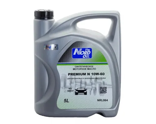 Моторное масло NORD OIL Premium N  10W-60 SN/CF 5л