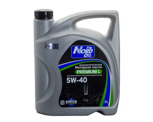 Моторное масло NORD OIL Premium L 5W-40 SL/CF 5л Моторное масло NORD OIL Premium L 5W-40 SL/CF 5л