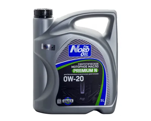 Моторное масло NORD OIL Premium N  0W-20 SN/CF 5л