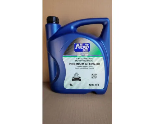 Масло моторное NORD OIL Premium N 10W-30 SN CF 4л