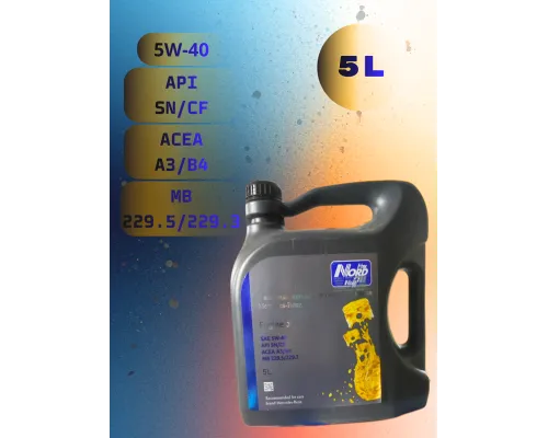 Моторное масло NORD OIL 5w-40 Mercedes 5л