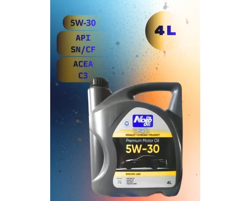 Моторное масло NORD OIL 5W-30 RENAULT, Citroen, Peugeot 4л