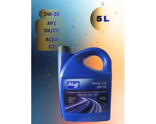 Моторное масло NORD OIL 5W-30 CHEVROLET, OPEL, GM 5л