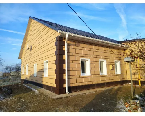 Фасадная панель Камень флорентийский (Слоновая кость) 1260х450 мм