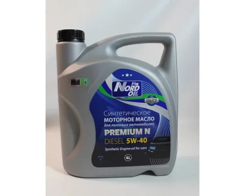 Моторное масло NORD OIL Premium N dizel 5W-40 SN/CF 5л Моторное масло NORD OIL Premium N dizel 5W-40 SN/CF 5л