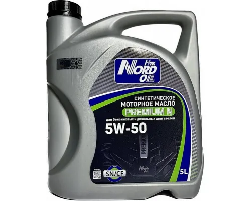 Моторное масло NORD OIL Premium N  5W-50 SN/CF 5л