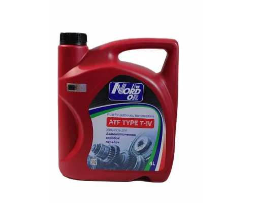 Трансмиссионное масло NORD OIL АТF Type T-IV 4л Трансмиссионное масло NORD OIL АТF Type T-IV 4л