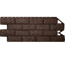 Фасадная панель Фагот ЭКО (Коричневый) 1170 x 450 x 26 мм