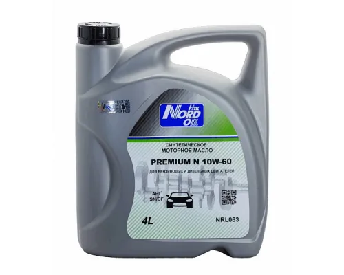 Моторное масло NORD OIL Premium N  10W-60 SN/CF 4л