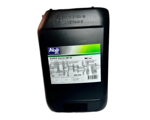Моторное масло NORD OIL Super 5W-40 SG/CD 20л Моторное масло NORD OIL Super 5W-40 SG/CD 20л