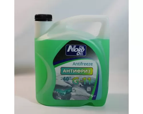 Антифриз Nord Oil G11 (Зеленый -40) 5кг Антифриз Nord Oil G11 (Зеленый -40) 5кг