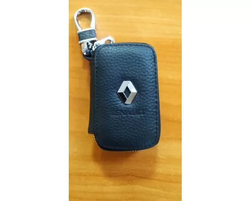 Ключница Авто из натуральной кожи флотер с логотипом Renault