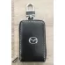 Ключница Авто с окошком из натуральной кожи с логотипом Mazda