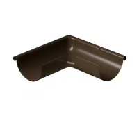 Stal Premium Угол внешний 90⁰ D125 (каштан 8017)