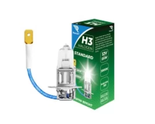 Лампа накаливания H3 12V55W PK22s Standard REKZIT Лампа накаливания H3 12V55W PK22s Standard REKZIT