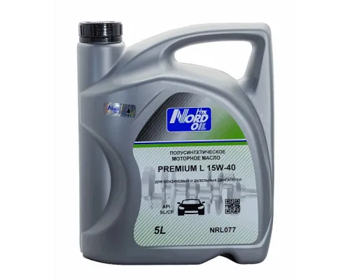 Моторное масло NORD OIL Premium L 15W-40 SL/CF 5л Моторное масло NORD OIL Premium L 15W-40 SL/CF 5л