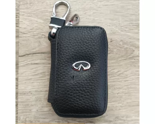 Ключница Авто из натуральной кожи флотер с логотипом Infiniti