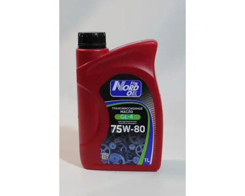 Трансмиссионное масло NORD OIL GL-4 75W-80 1л Трансмиссионное масло NORD OIL GL-4 75W-80 1л