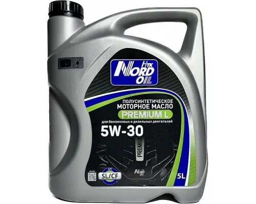 Моторное масло NORD OIL Premium L 5W-30 SL/CF 5л Моторное масло NORD OIL Premium L 5W-30 SL/CF 5л