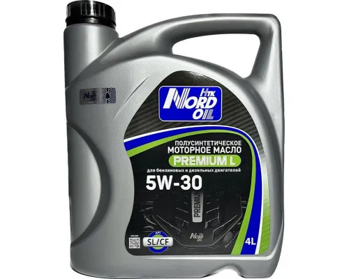 Моторное масло NORD OIL Premium L 5W-30 SL/CF 4л Моторное масло NORD OIL Premium L 5W-30 SL/CF 4л